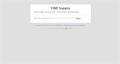 Desktop Screenshot of cbdsupply.com