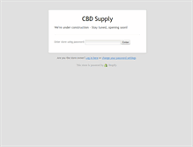 Tablet Screenshot of cbdsupply.com
